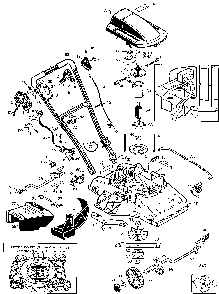 Exploded Diagram A Diagram and Parts List for 35516 Type 4 Black and Decker Lawn Mower